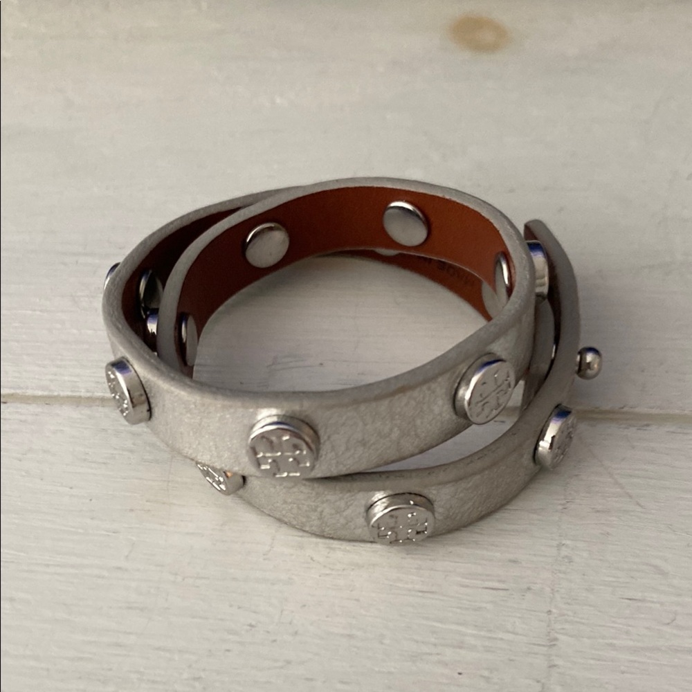 Tory Burch Silver Wrap Bracelet